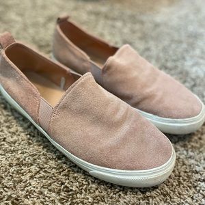 Women’s Pink Slip-on shoes DONATING SOON!!